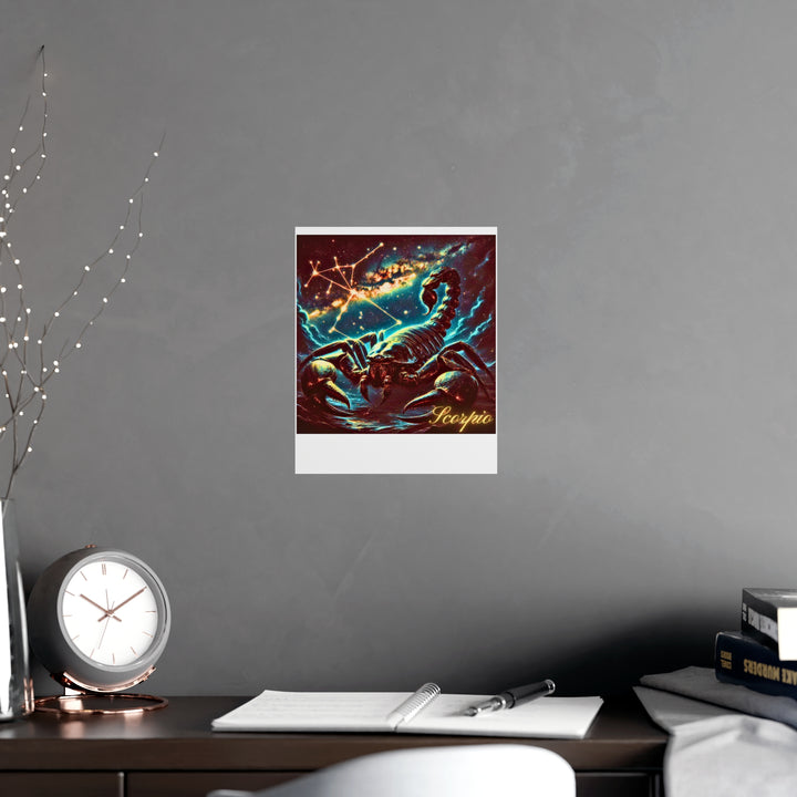 Scorpio Zodiac Matte Poster
