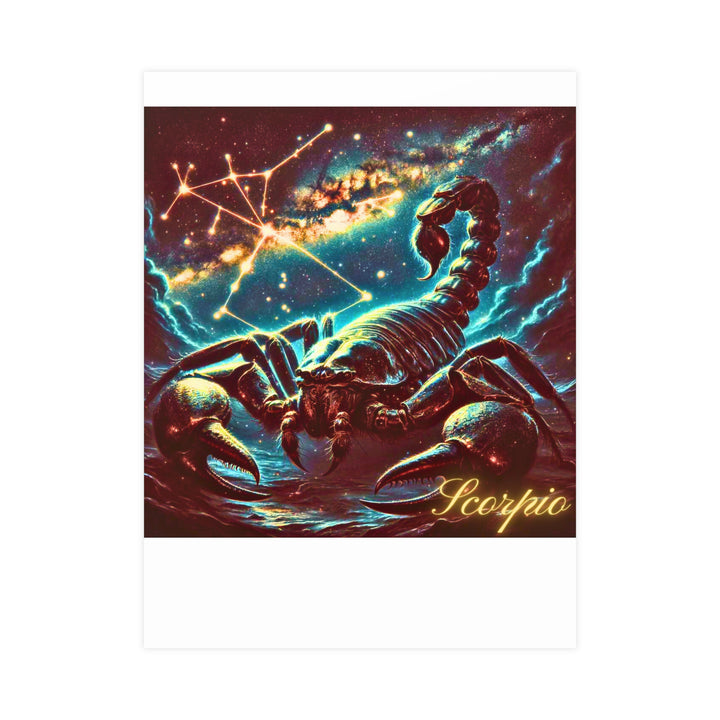 Scorpio Zodiac Matte Poster