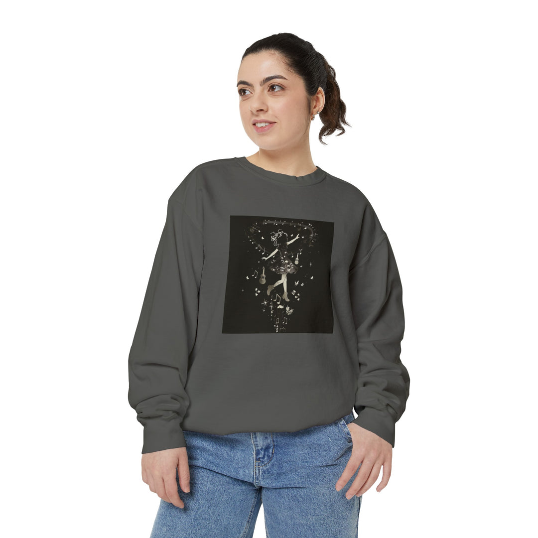 Music Inspired Unisex Garment-Dyed Sweatshirt