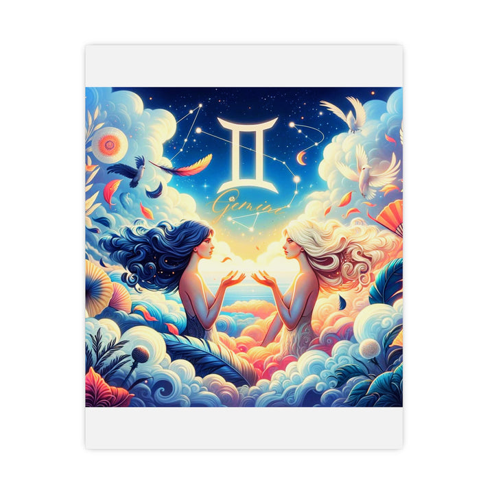 Gemini Zodiac Matte Poster V.3