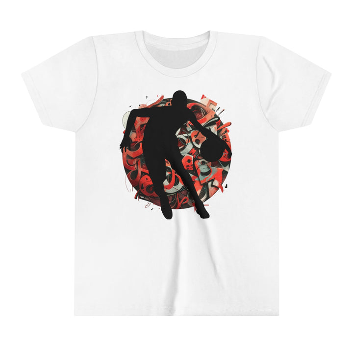 Basketball Silhouette Youth Short Sleeve Tee