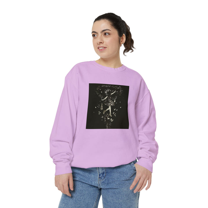 Music Inspired Unisex Garment-Dyed Sweatshirt