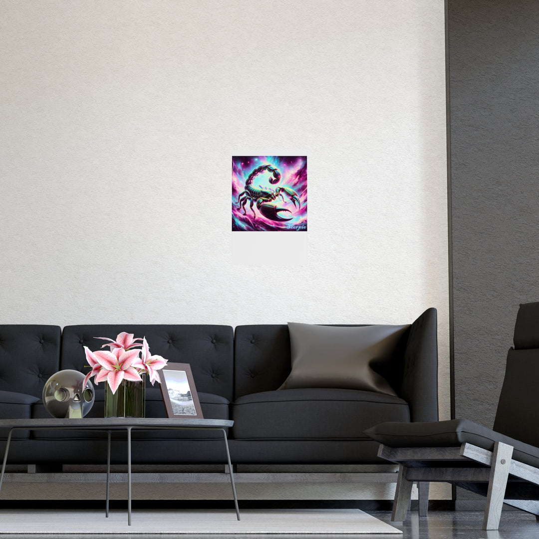 Scorpio Zodiac Matte Poster