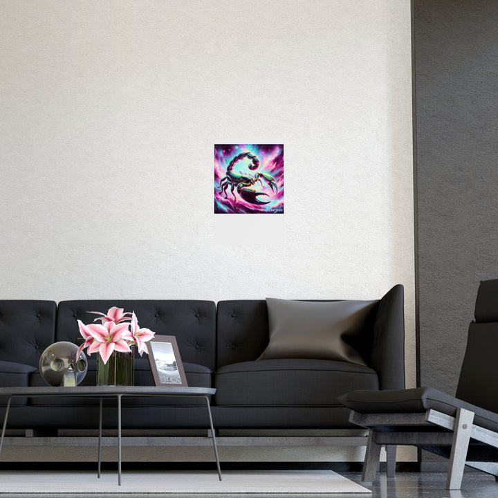 Scorpio Zodiac Matte Poster