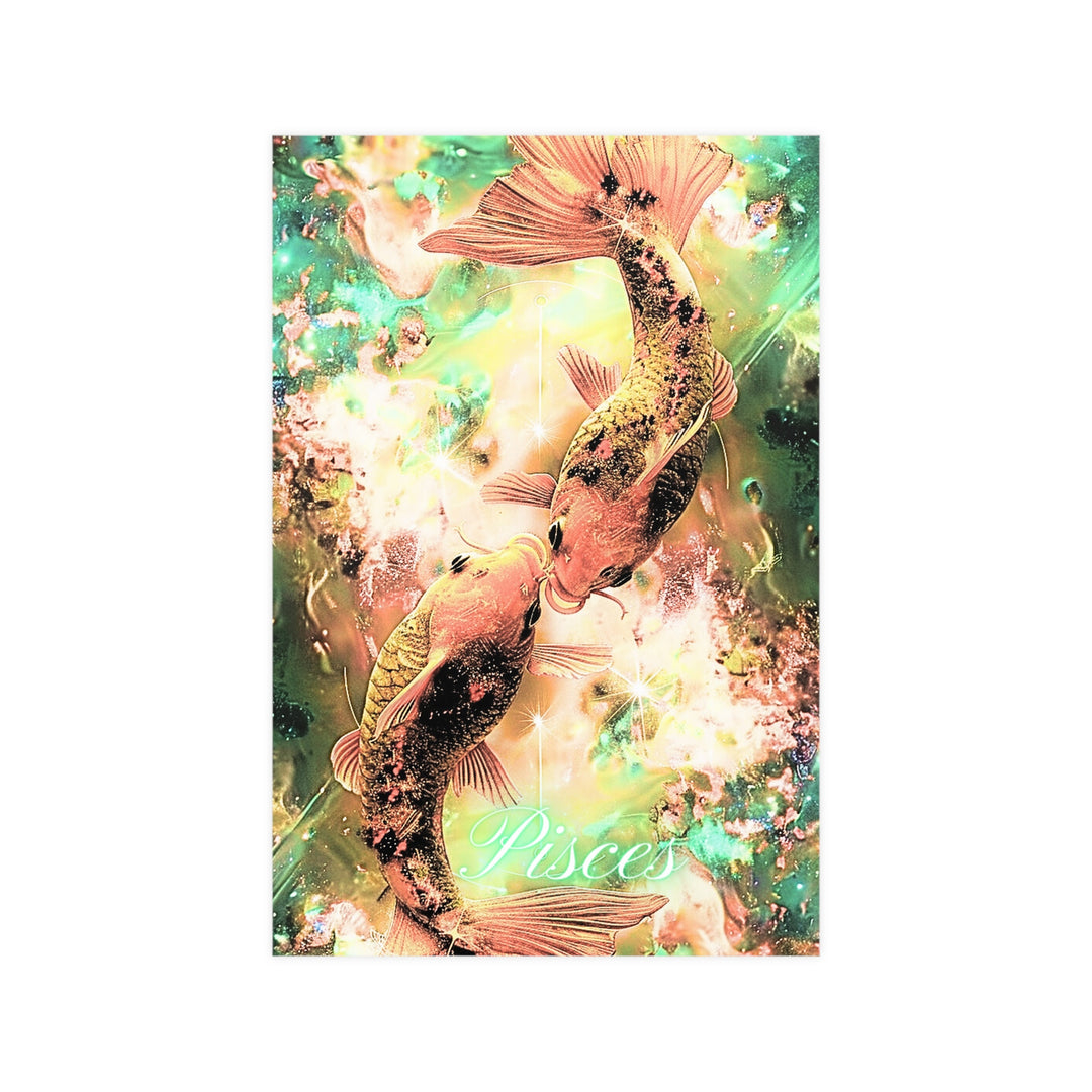 Pisces Zodiac Matte Poster
