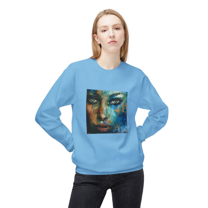 Glitter Woman Unisex Fleece Crewneck Sweatshirt