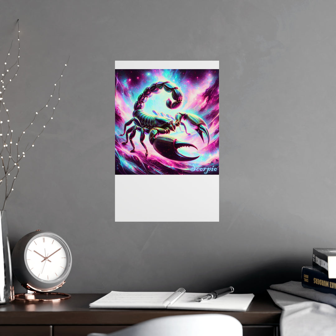 Scorpio Zodiac Matte Poster