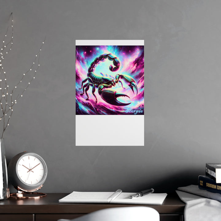 Scorpio Zodiac Matte Poster