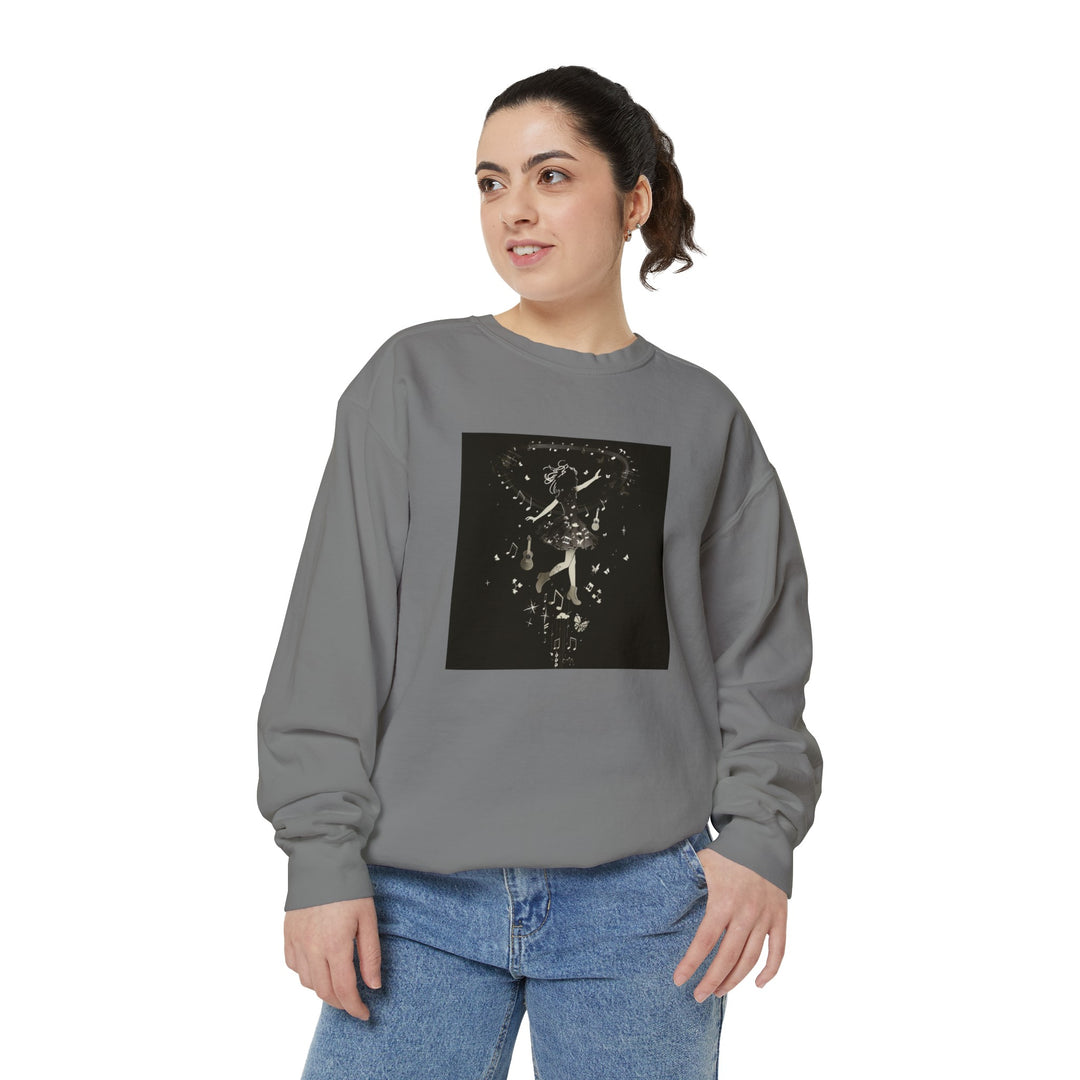 Music Inspired Unisex Garment-Dyed Sweatshirt