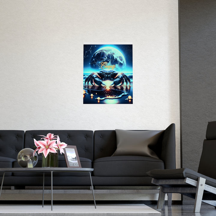 Cancer Zodiac Matte Poster