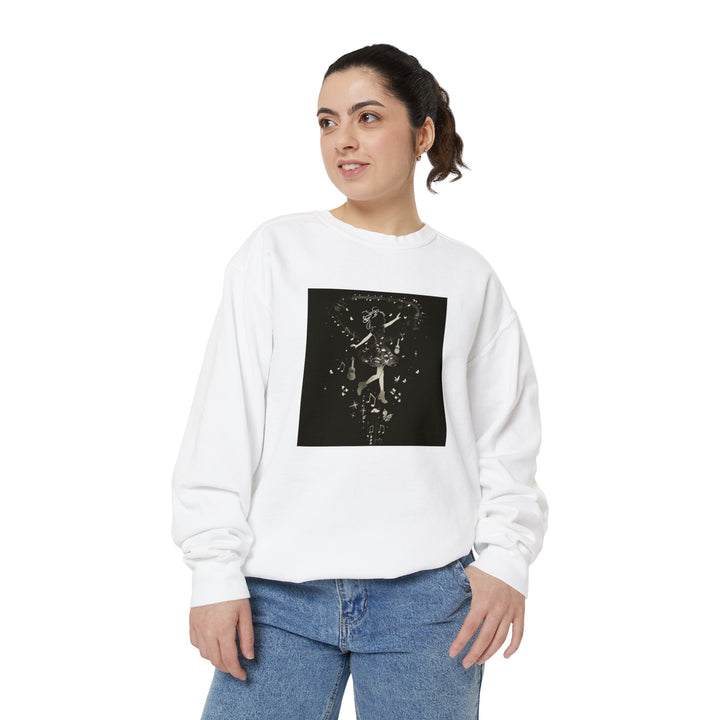 Music Inspired Unisex Garment-Dyed Sweatshirt