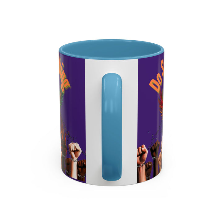 "Do Something" Phoenix & Fists Empowerment Coffee Mug –