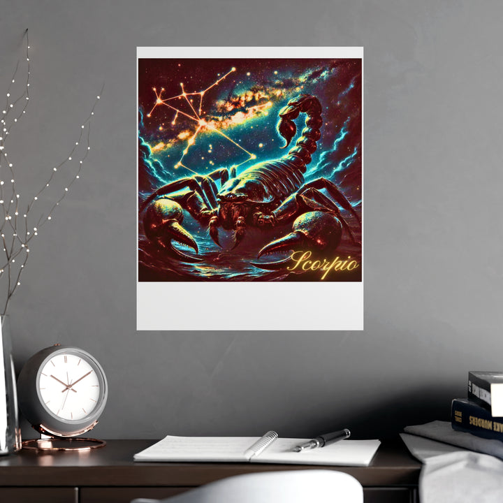 Scorpio Zodiac Matte Poster