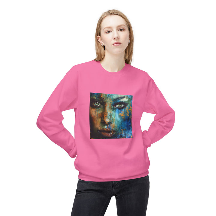 Glitter Woman Unisex Fleece Crewneck Sweatshirt