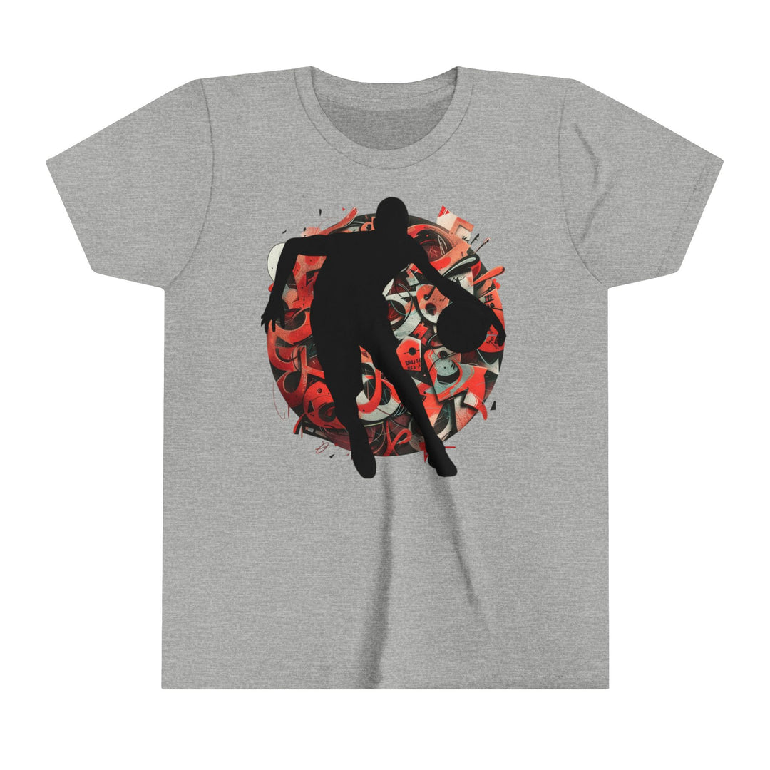 Basketball Silhouette Youth Short Sleeve Tee