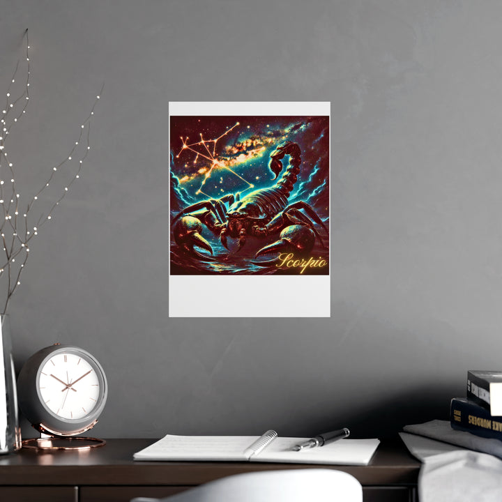 Scorpio Zodiac Matte Poster