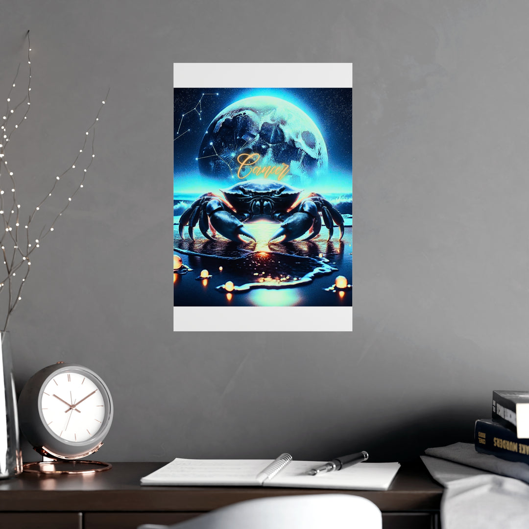 Cancer Zodiac Matte Poster