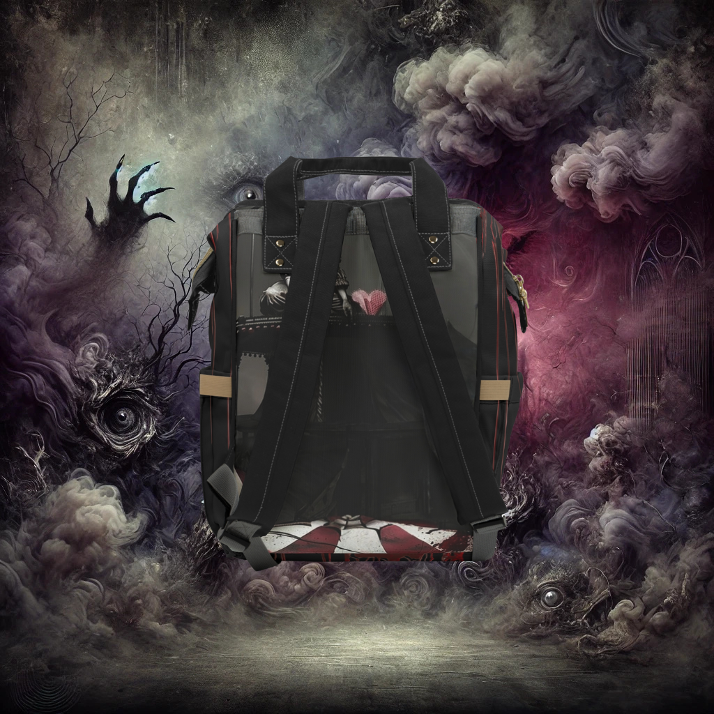 Embrace the Nightmare Chaotic Clowns Backpack