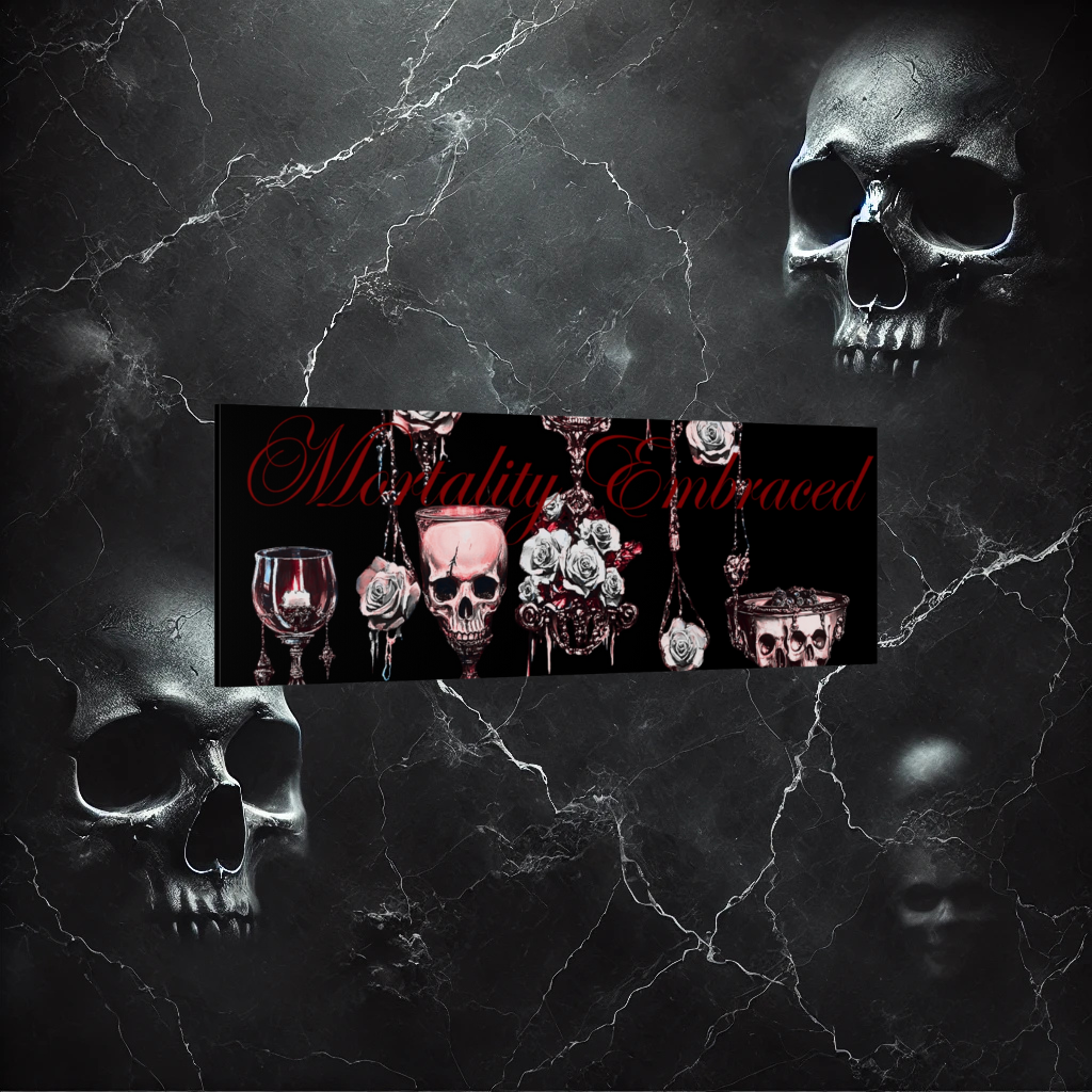 Mortality Embraced Macabre Grace Matte Canvas