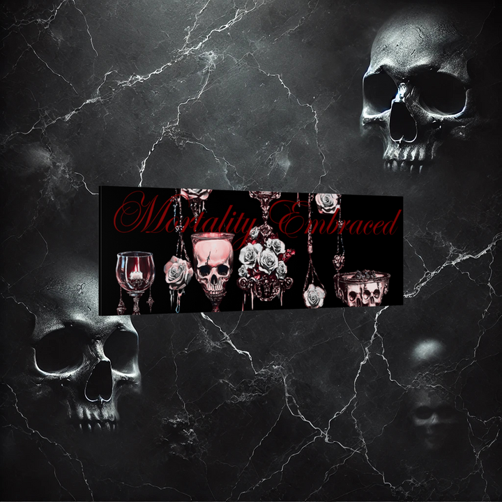 Mortality Embraced Macabre Grace Matte Canvas