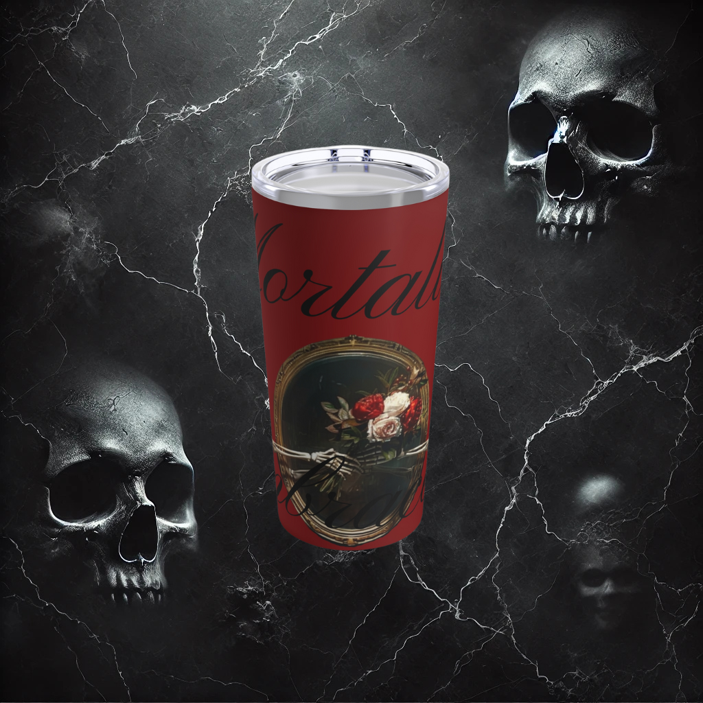 Mortality Embraced Mirror of Fate Tumbler