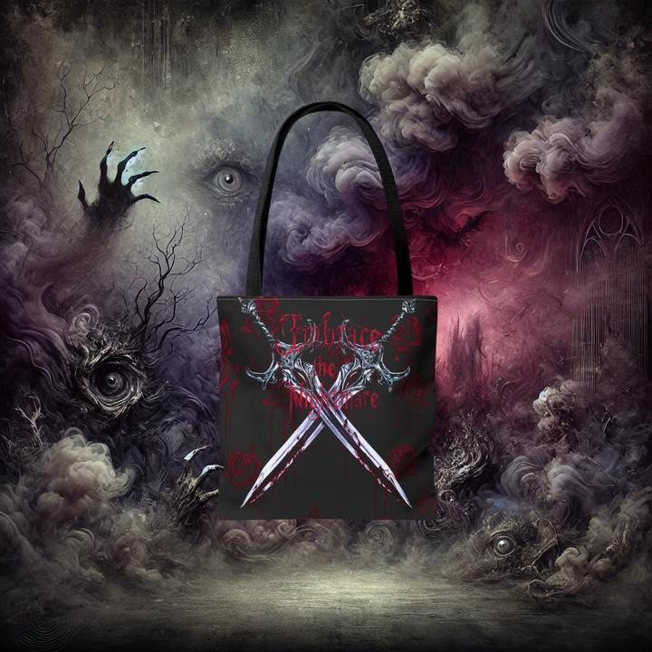Tote Bag (AOP) Blood Queen-Embrace the Nightmare