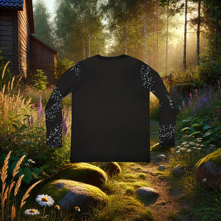 Cozy Cottage Women's Bee Long Sleeve V-neck Shirt (Black)