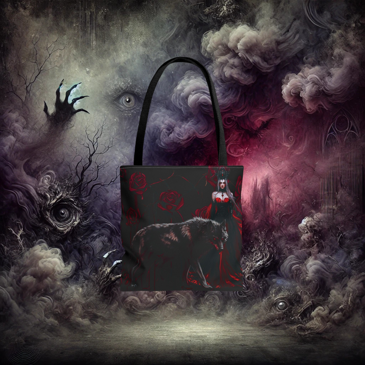Tote Bag (AOP) Blood Queen-Embrace the Nightmare