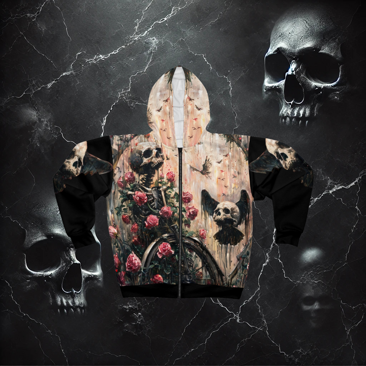 Mortality Garden Unisex Zip Hoodie