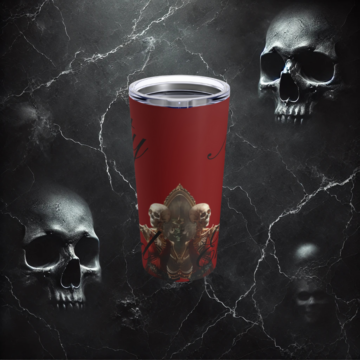 Mortality Embraced Mirror of Fate Tumbler