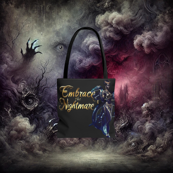 Tote Bag (AOP) Embrace the Nightmare