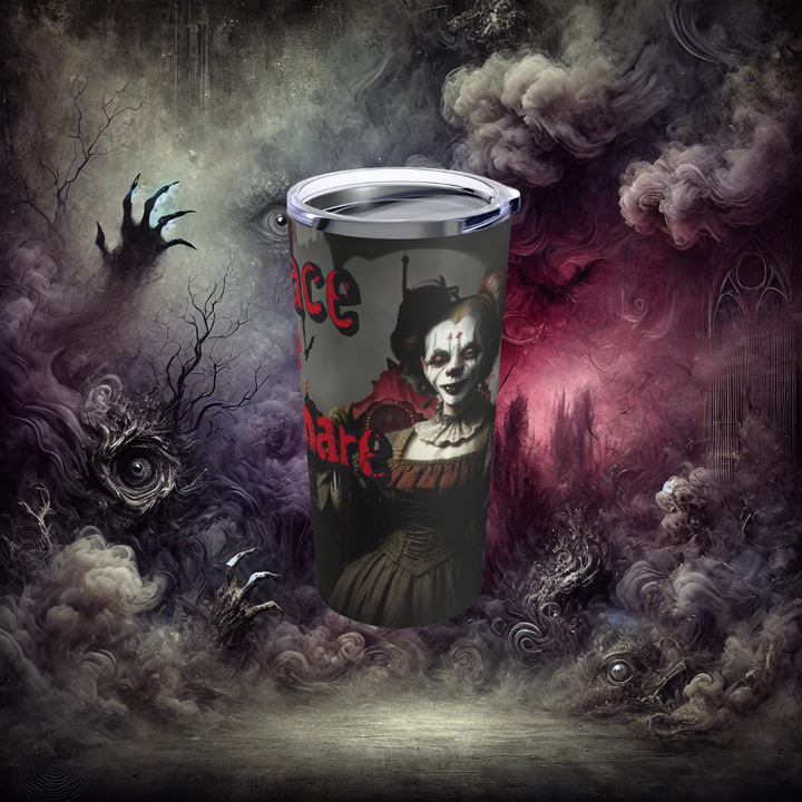 Embrace the Nightmare Chaotic Clowns Tumbler
