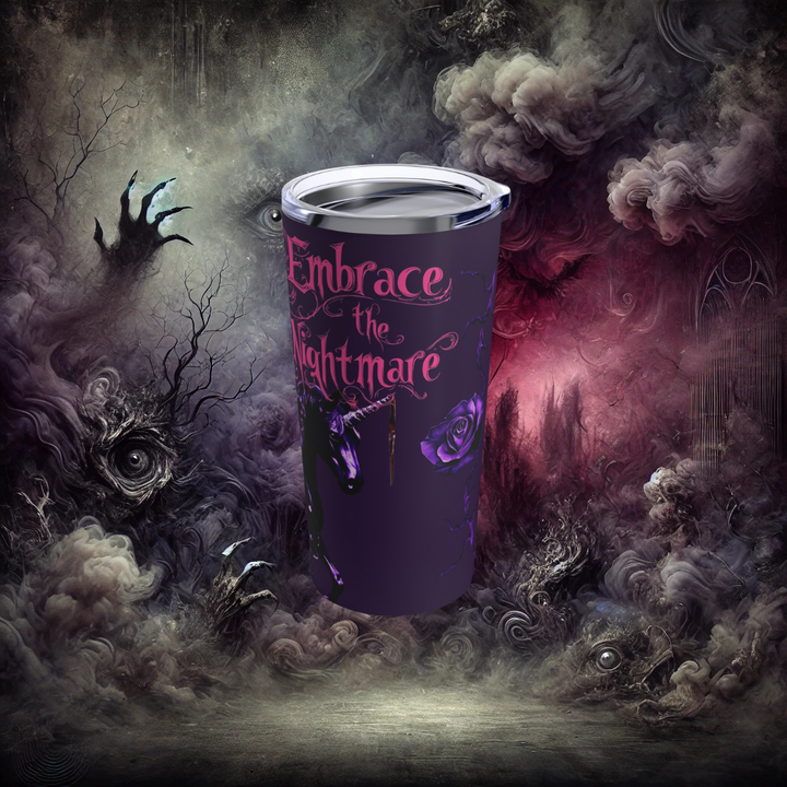 Embrace the Nightmare Fairytale of Fear Unicorn and Fairy Tumbler