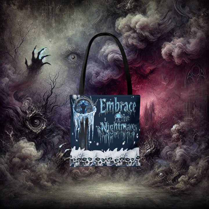 Tote Bag (AOP) Embrace the Nightmare collection