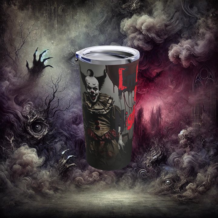 Embrace the Nightmare Chaotic Clowns Tumbler