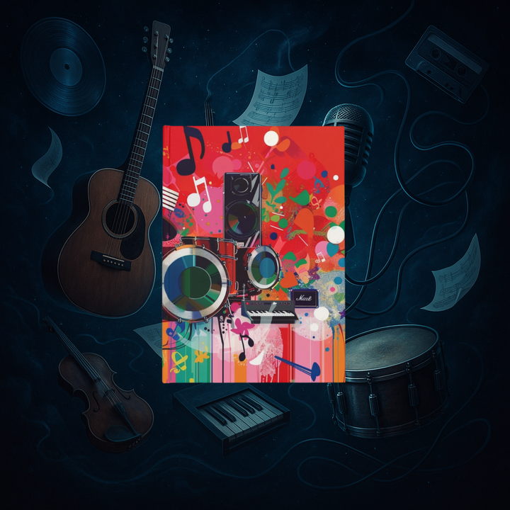 Rhythmic Dreams Hardcover Journal (A5)