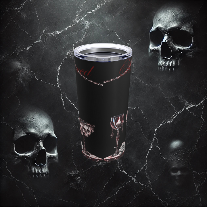 Mortality Embraced Macabre Grace Tumbler 20oz (Black)