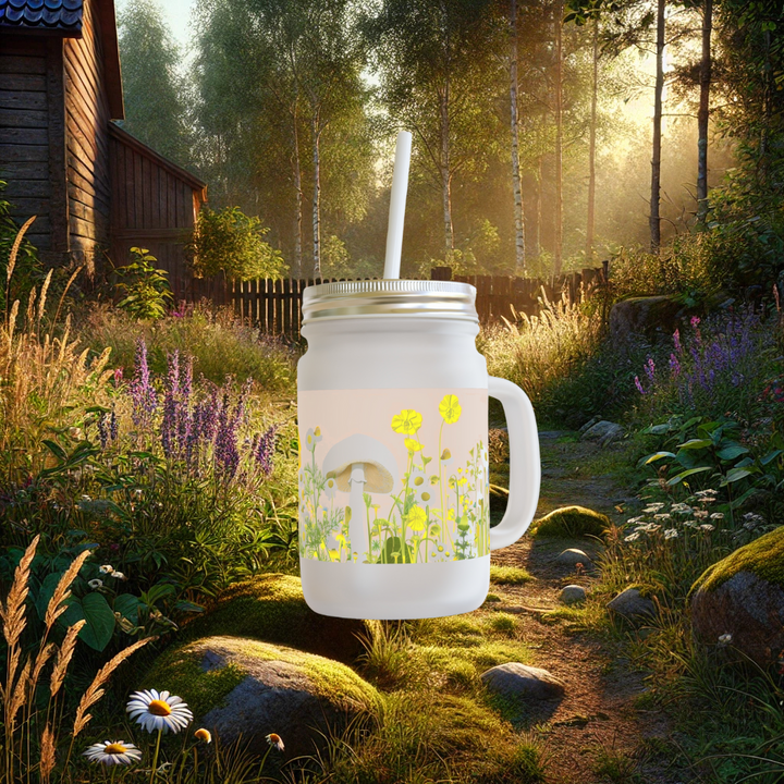 Cozy Cottage Mushroom Mason Jar
