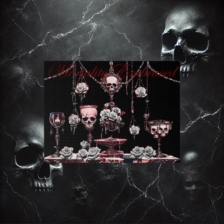 Mortality Embraced Macabre Grace Matte Canvas