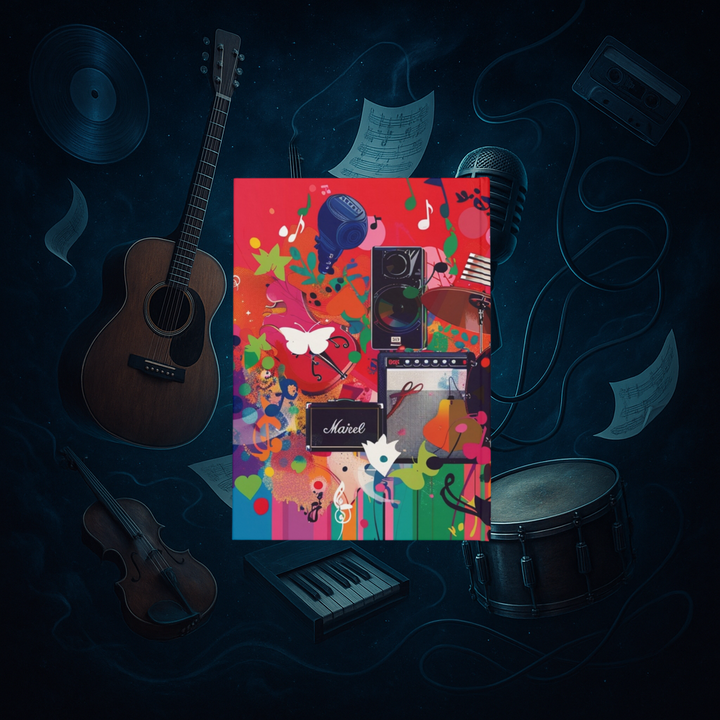 Rhythmic Dreams Hardcover Journal (A5)