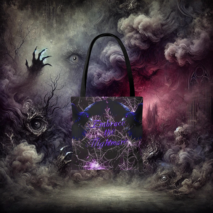 Embrace the Nightmare Queen of Shadows Tote Bag