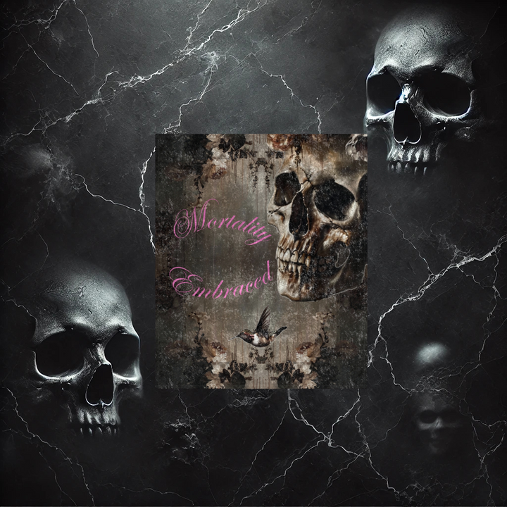Mortality Embraced Eternal Serenade Crushed Velvet Blanket (Pink)