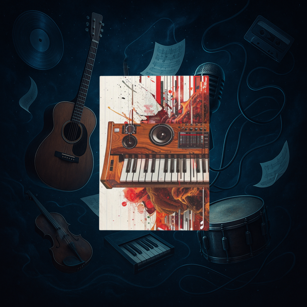 Keyboard Hardcover Journal (A5)