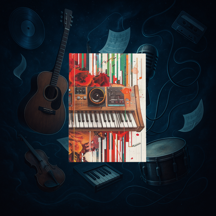 Keyboard Hardcover Journal (A5)
