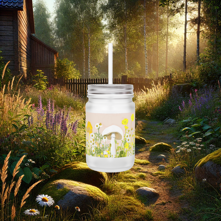 Cozy Cottage Mushroom Mason Jar