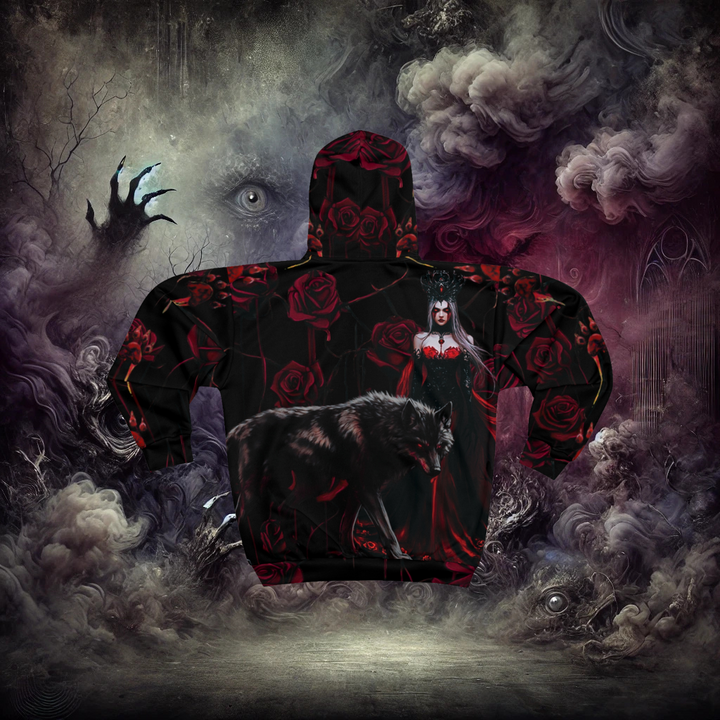 Embrace the Nightmare Nightshade Queen's Command Unisex Zip Hoodie