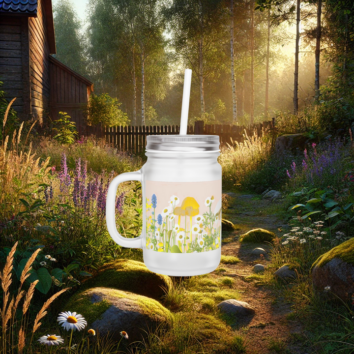 Cozy Cottage Mushroom Mason Jar