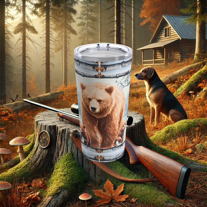 Hunters Haven Bear and Babies Tumbler 20oz