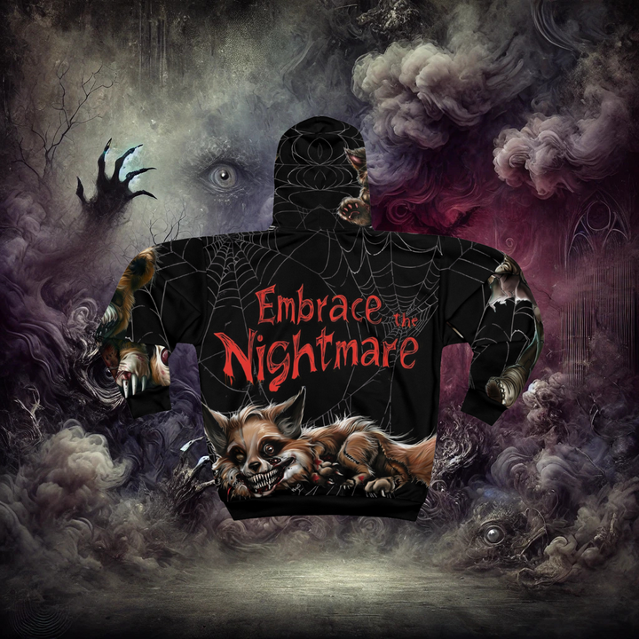 Embrace the Nightmare Killer Toys Unisex Zip Hoodie V.2