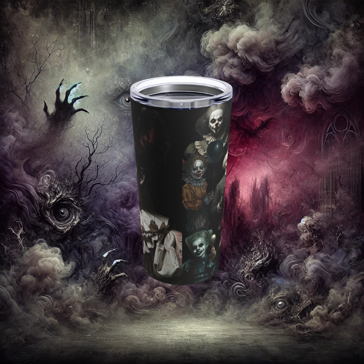 Embrace the Nightmare Chaotic Clowns Tumbler